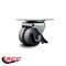 Service Caster Low Profile Thermoplastic 2'' Dual Wheel Top Plate Swivel Caster with Brake SCC-DW04S21316-TPRS-SLB - alternate 3